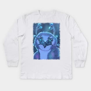 Snowy Owl Kids Long Sleeve T-Shirt